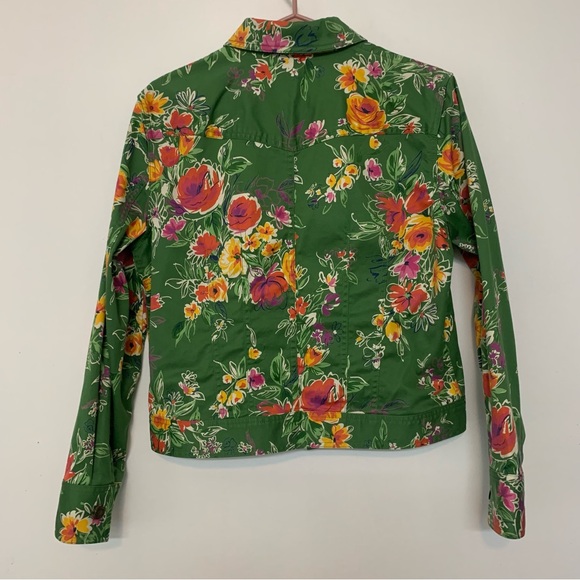 Jones New York Sport floral Jean Jacket - Picture 3 of 9